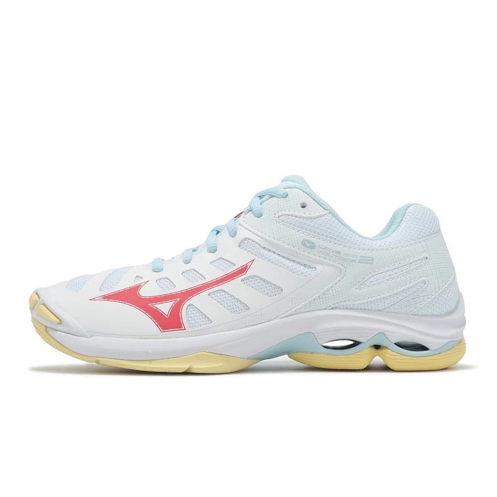 Mizuno Wave Voltage 2 White Red Yellow