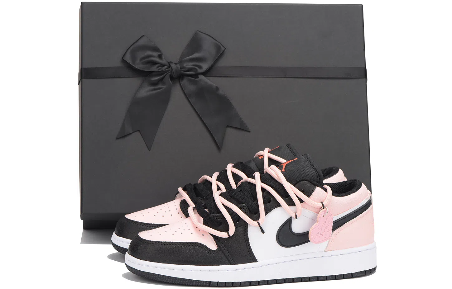 Jordan Air Jordan 1 Low GS Black Pink