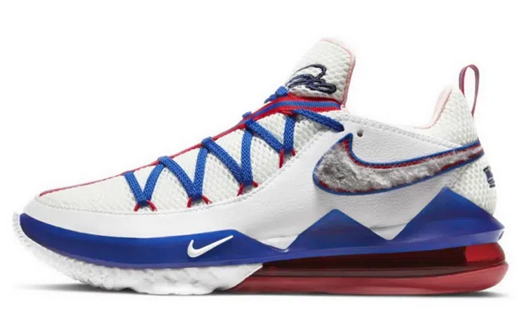 Nike LeBron 17 White Blue Red
