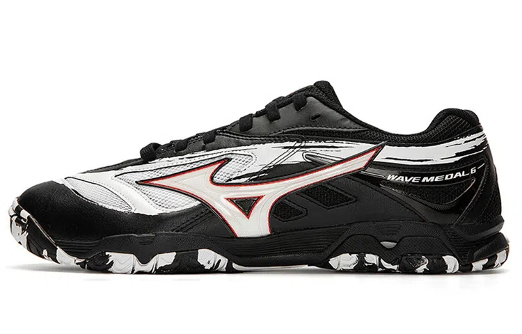 Mizuno Wave Medal 6 Black White Red