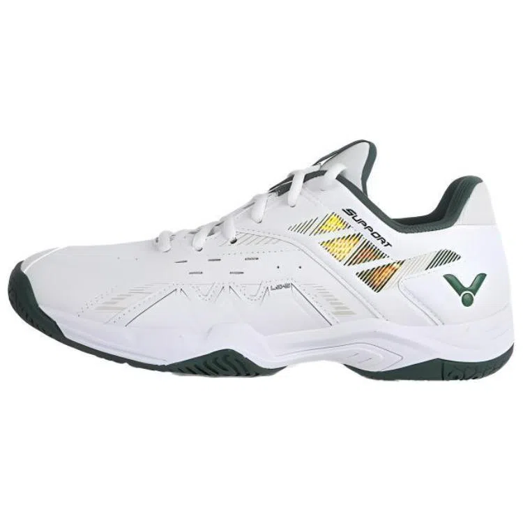 VICTOR Low-Cut Badminton Shoes White Green