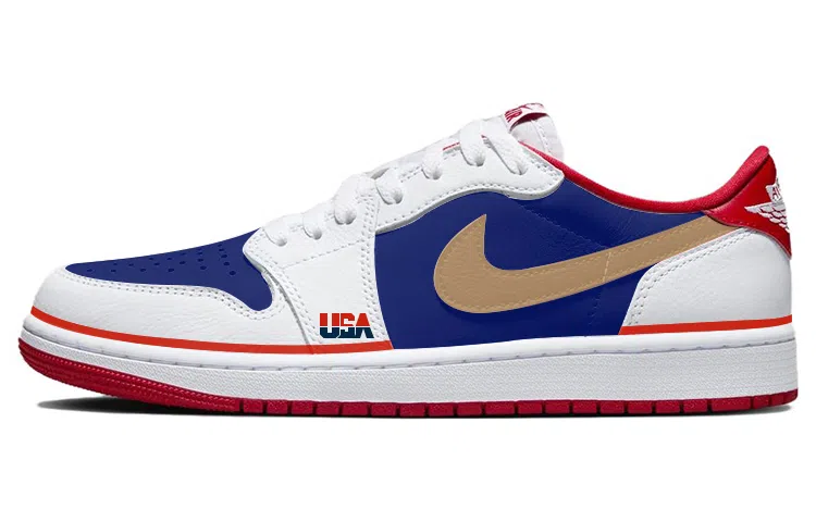 Jordan Air Jordan 1 Low White Red Blue