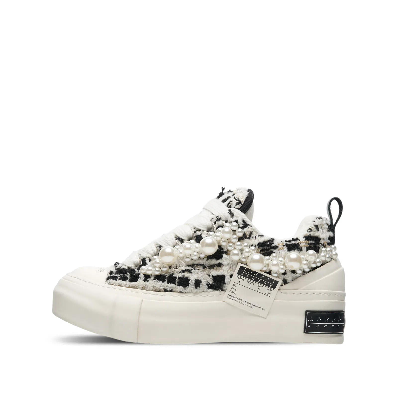 xVESSEL Low Canvas Black White