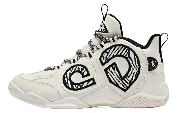 Jordan Mid Basketball Shoes Black White