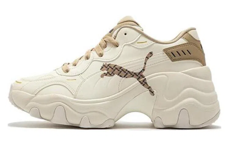 PUMA Pulsar Wedge White Brown
