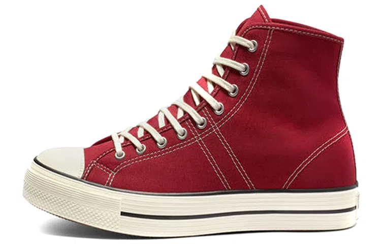 Converse Lucky Star High Top Red White