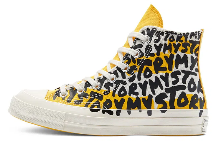 Converse Chuck Taylor All Star 1970s High Black Yellow