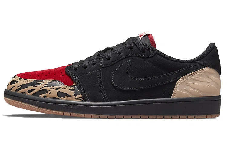 SoleFly x Air Jordan 1 Low OG "Black and Sport Red"