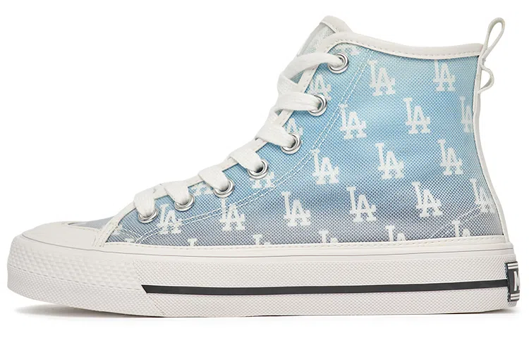 MLB Playball High Monogram White Blue