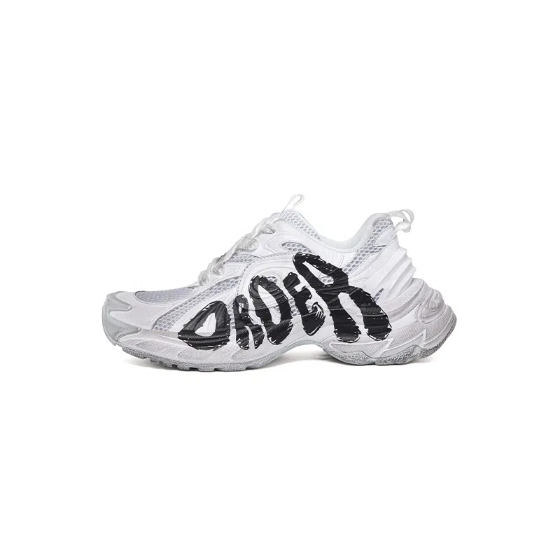 OLD ORDER Turbo Running Shoes Dirty White