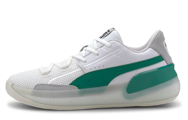 PUMA Clyde Hardwood White Green