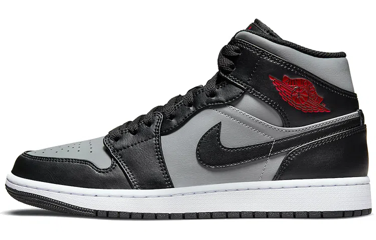 Jordan Air Jordan 1 Mid Black Grey Red
