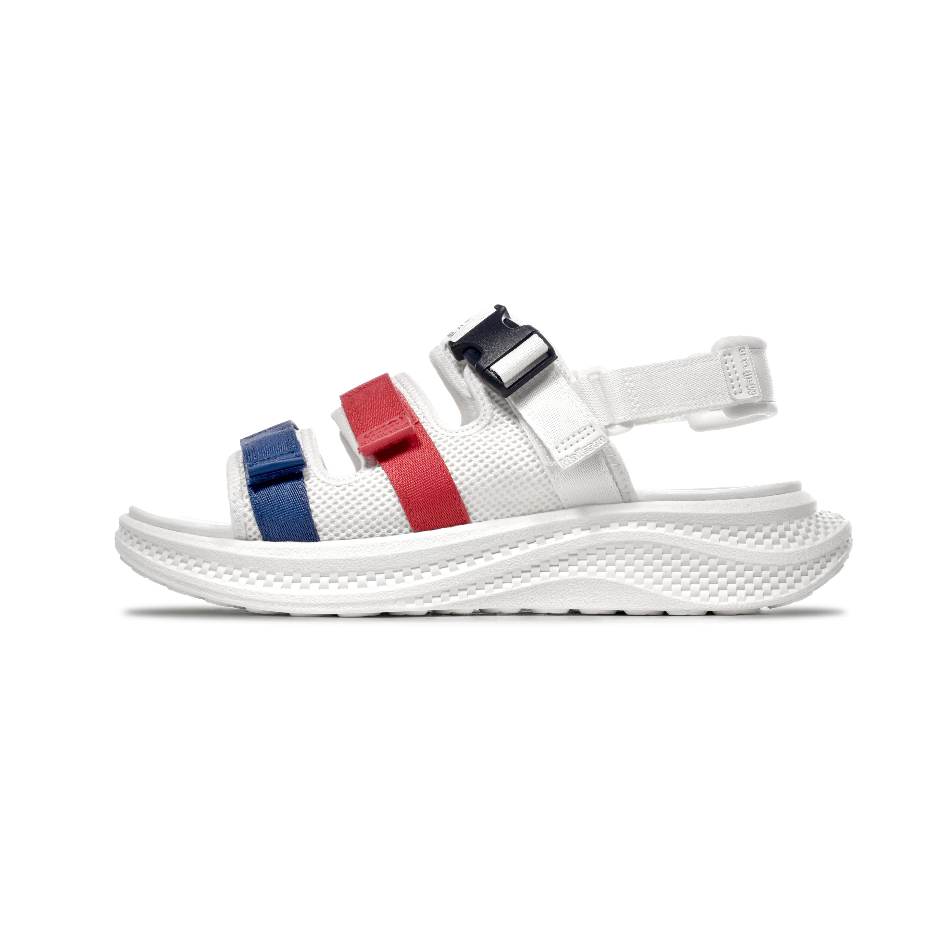 迈乐森 厚底增高 沙滩凉鞋 男女同款 法式白