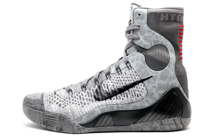 Nike Kobe 9 Elite High Basketball Gray Black