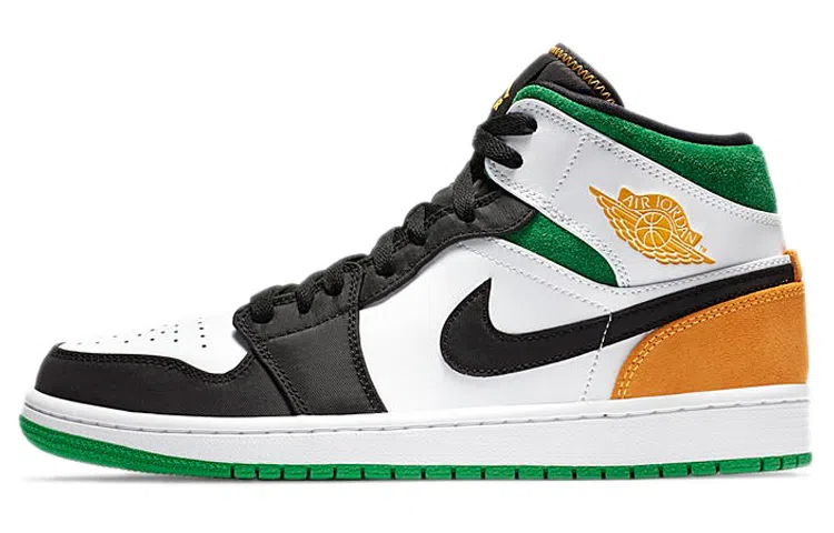 Jordan Air Jordan 1 Mid SE White Green Orange