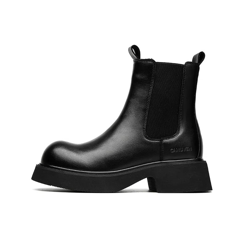 CANUVEN Chelsea Boots Thick Sole