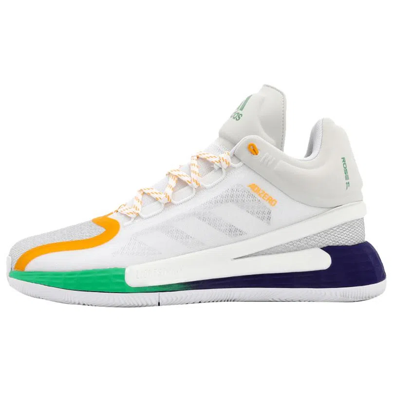adidas D Rose 11 White Yellow Green