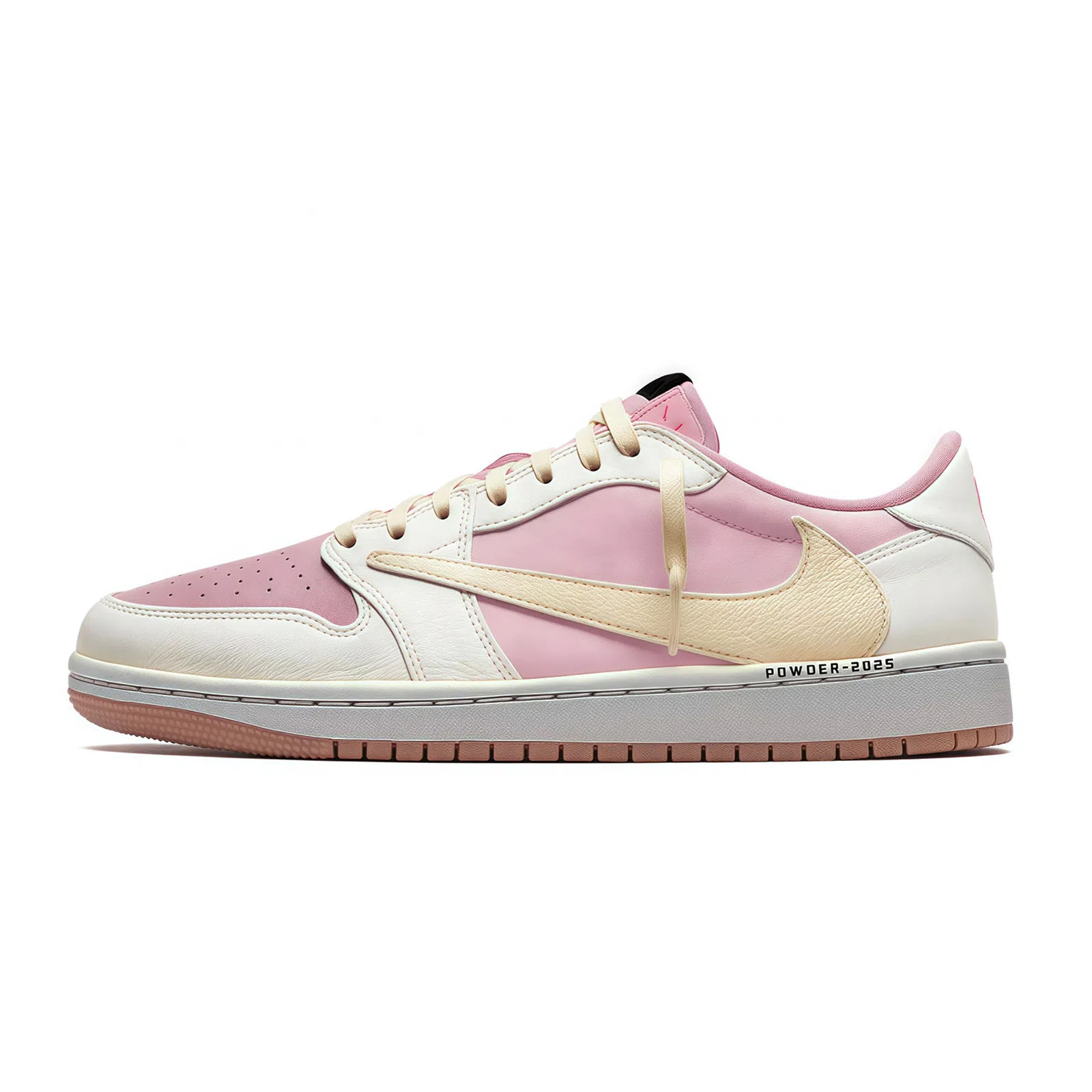Travis Scott x Air Jordan 1 Low "White Pink"