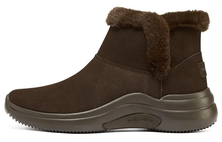 Skechers On-The-Go Chic Snow Boots Chocolate