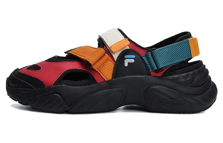 FILA Conch Sandal Black Orange