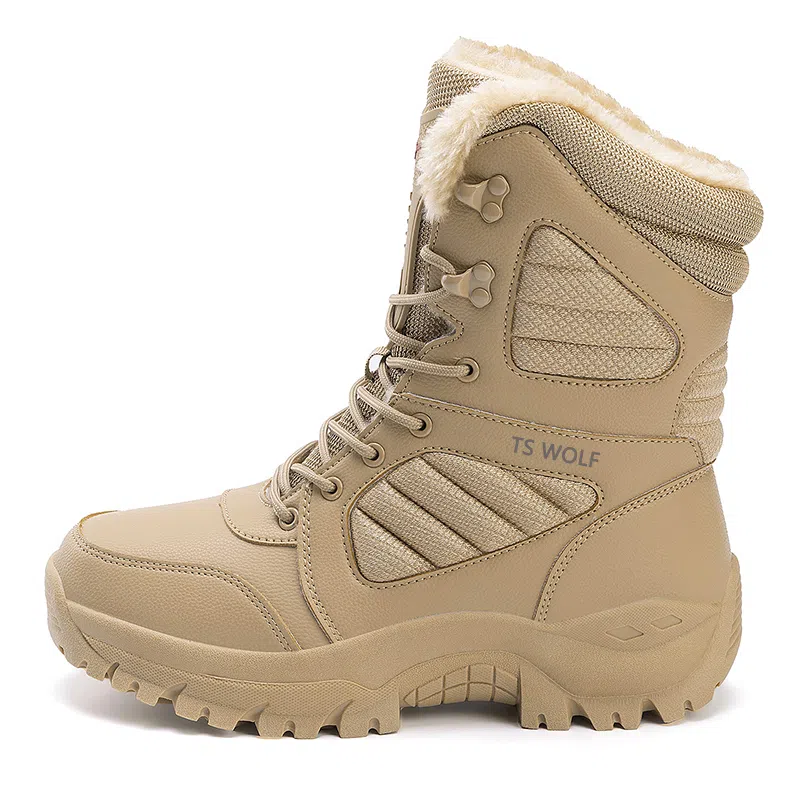 Tan Sen Lang Snow Boots Yellow