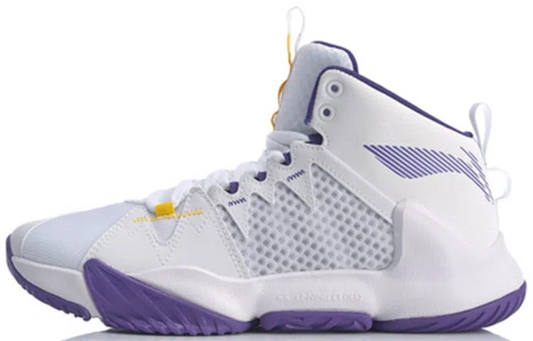 LiNing Storm Mid White Purple