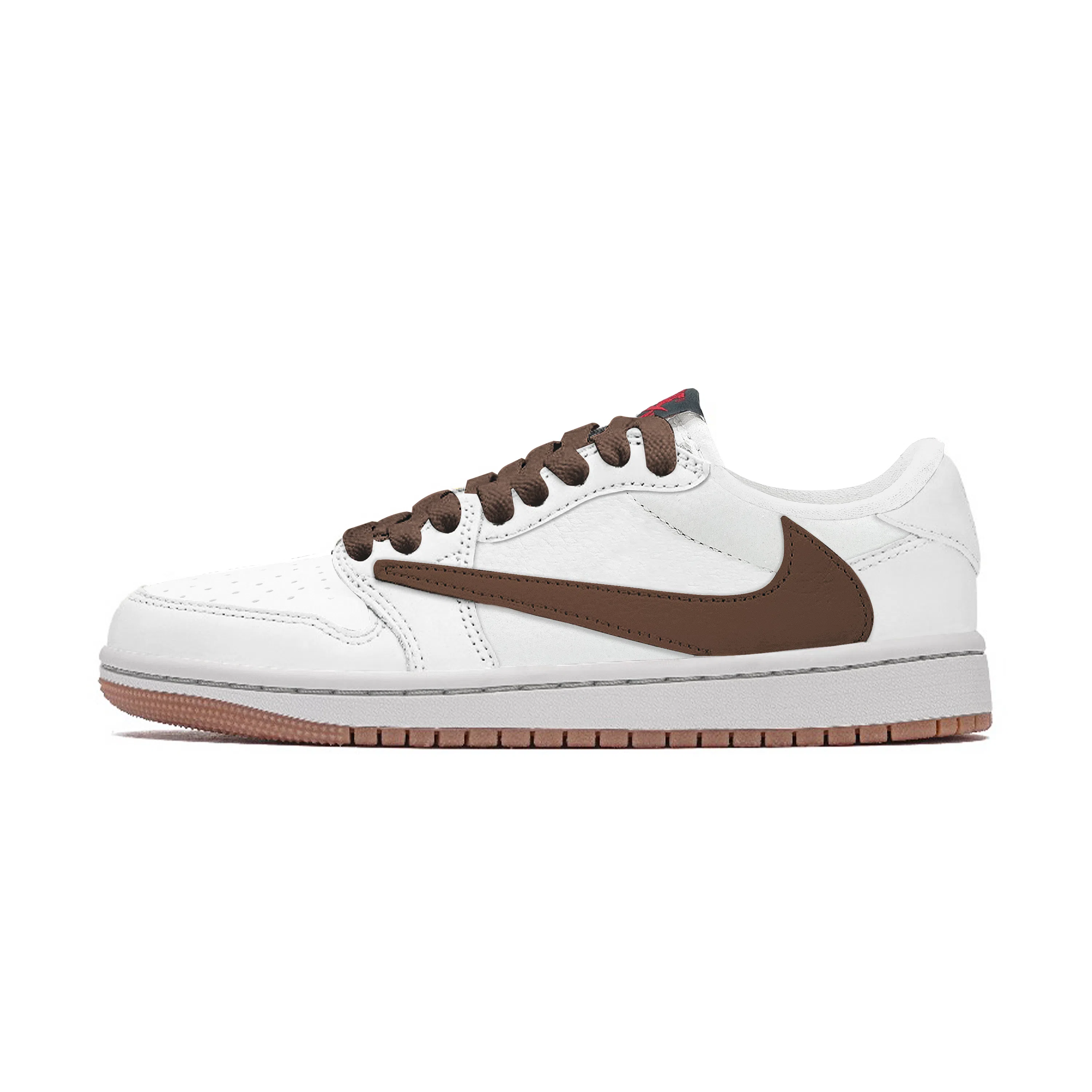 Travis Scott x Air Jordan 1 Low "White Brown"