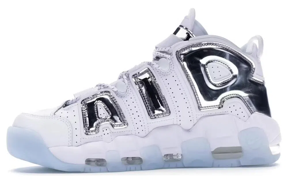 Nike Air More Uptempo Chrome White (W)