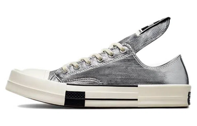 Rick Owens DRKSHDW x Converse Turbodrk Chuck Taylor All Star Silver