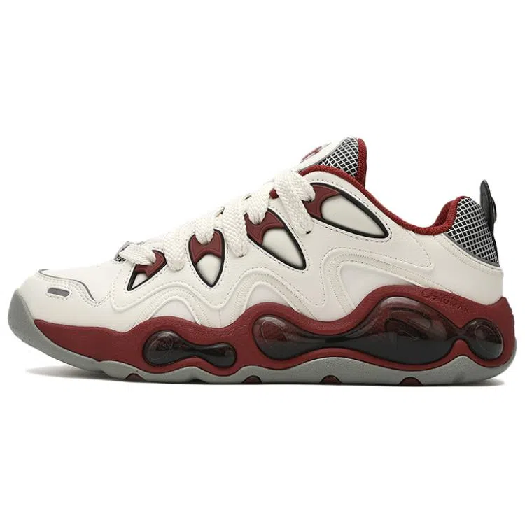 MitchellNess x FILA Fusion Low Basketball Shoes White Red