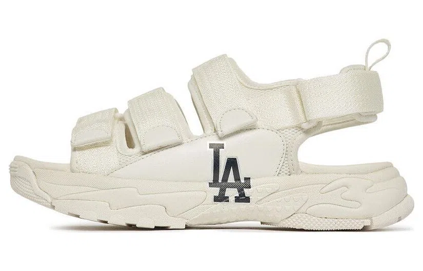 MLB Chunky Sandal Triple LA Dodgers White