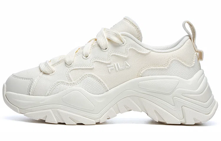 FILA Canvas Low Top Off White