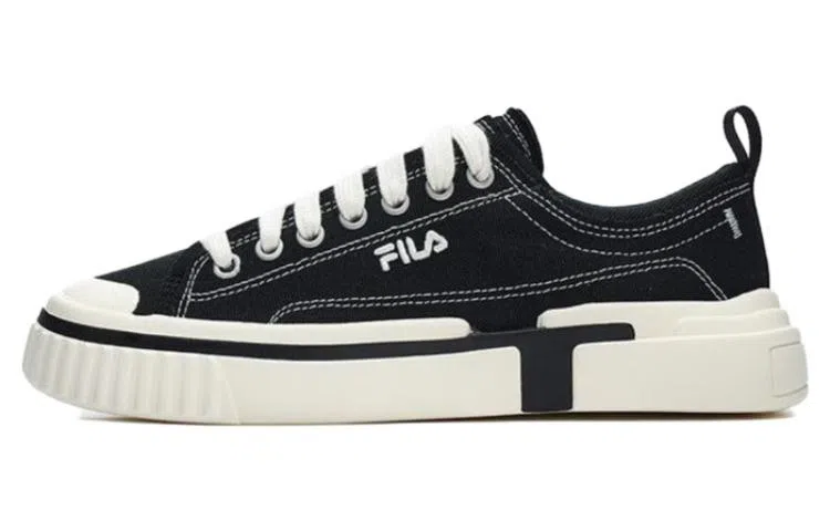 FILA Low Top Canvas Sneakers White Black