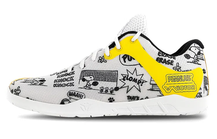 VICTOR Snoopy Low-Top Badminton Shoes White