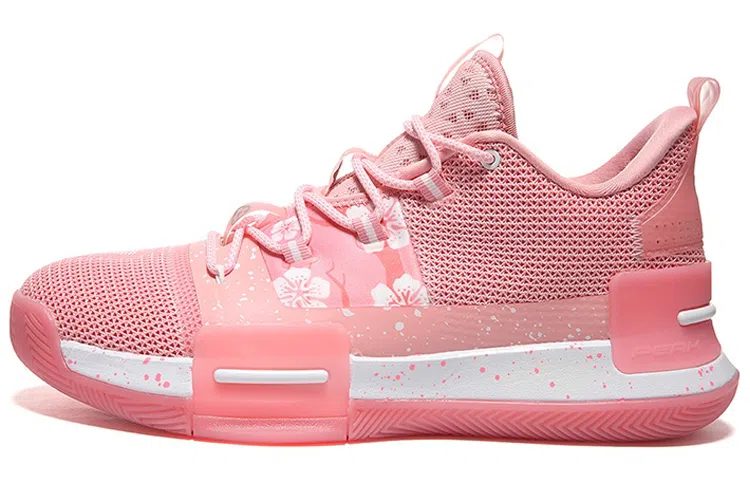Peak Flash Valentine's Day Mid Basketball Shoes Pink