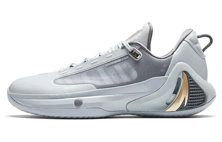 Anta GH4 Low Basketball Shoes Moon Shadow Grey