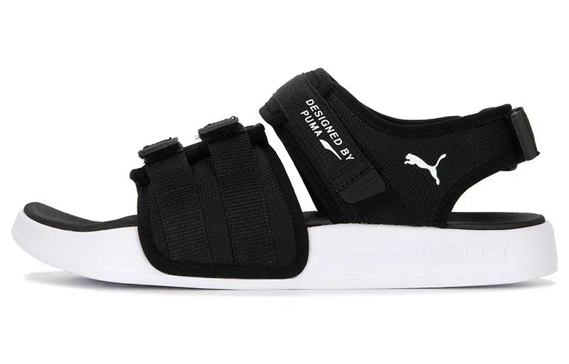 PUMA Leadcat City Sandal Black White