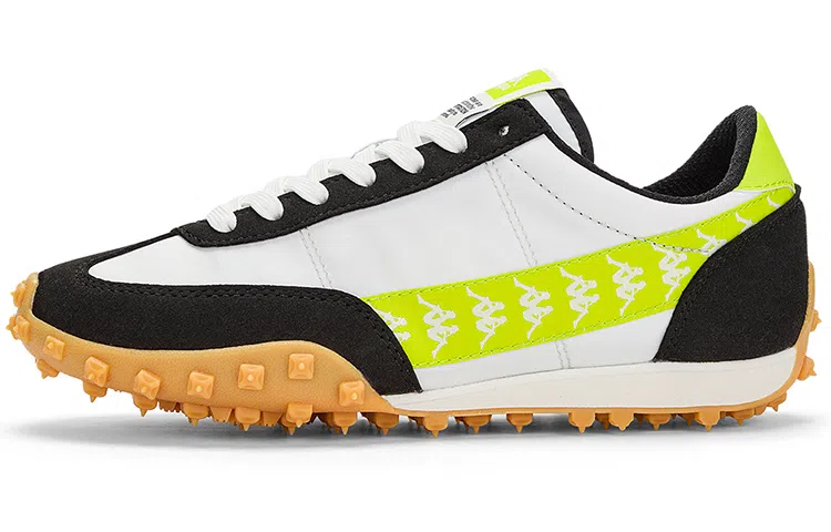 Kappa Retro Low-Top Running Shoes Grey Black