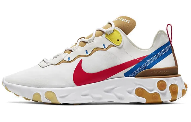 Nike React Element 55 White Brown