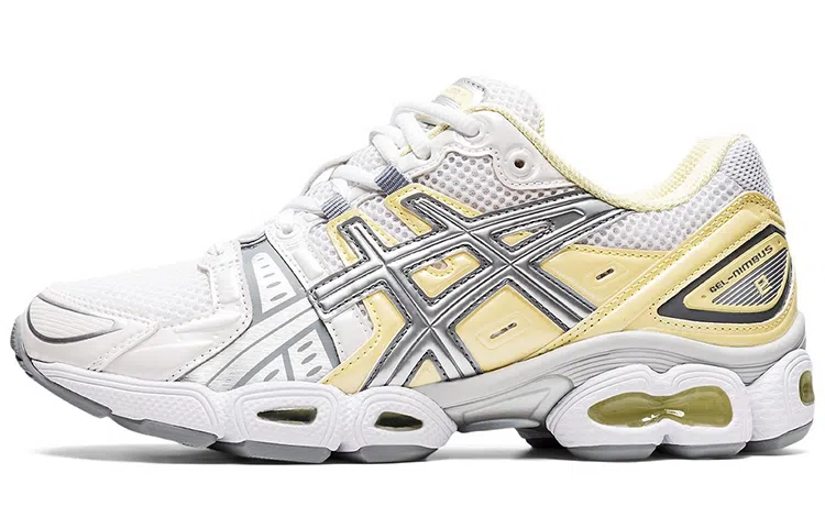 Asics GEL-Nimbus 9 White Silver Yellow