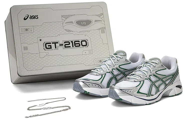 Asics GT-2160 White Silver Green