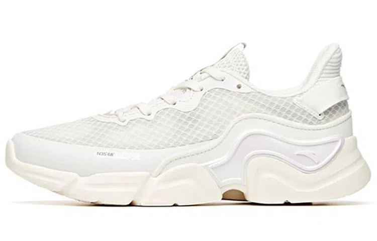 Anta City Running Low White Silver