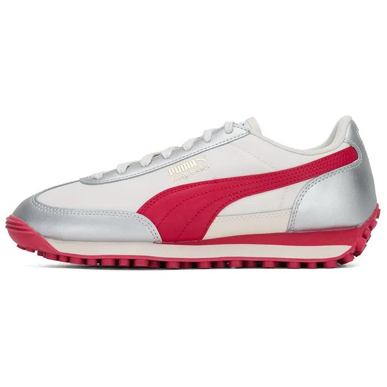 PUMA Easy Rider Silver White Red
