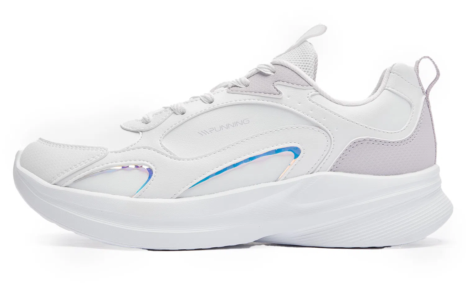 乔丹 运动舒适减震防滑耐磨 低帮 休闲跑步鞋 女款 白紫