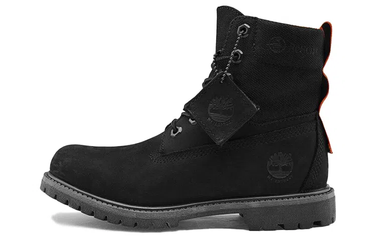 Timberland 6 Inch Black Wide