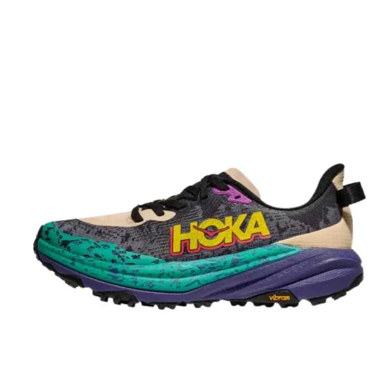 HOKA ONE ONE Speedgoat 6 Trail Shoes in Oatmeal