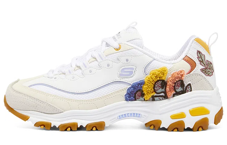 Skechers D'Lites 1.0 White Multicolor