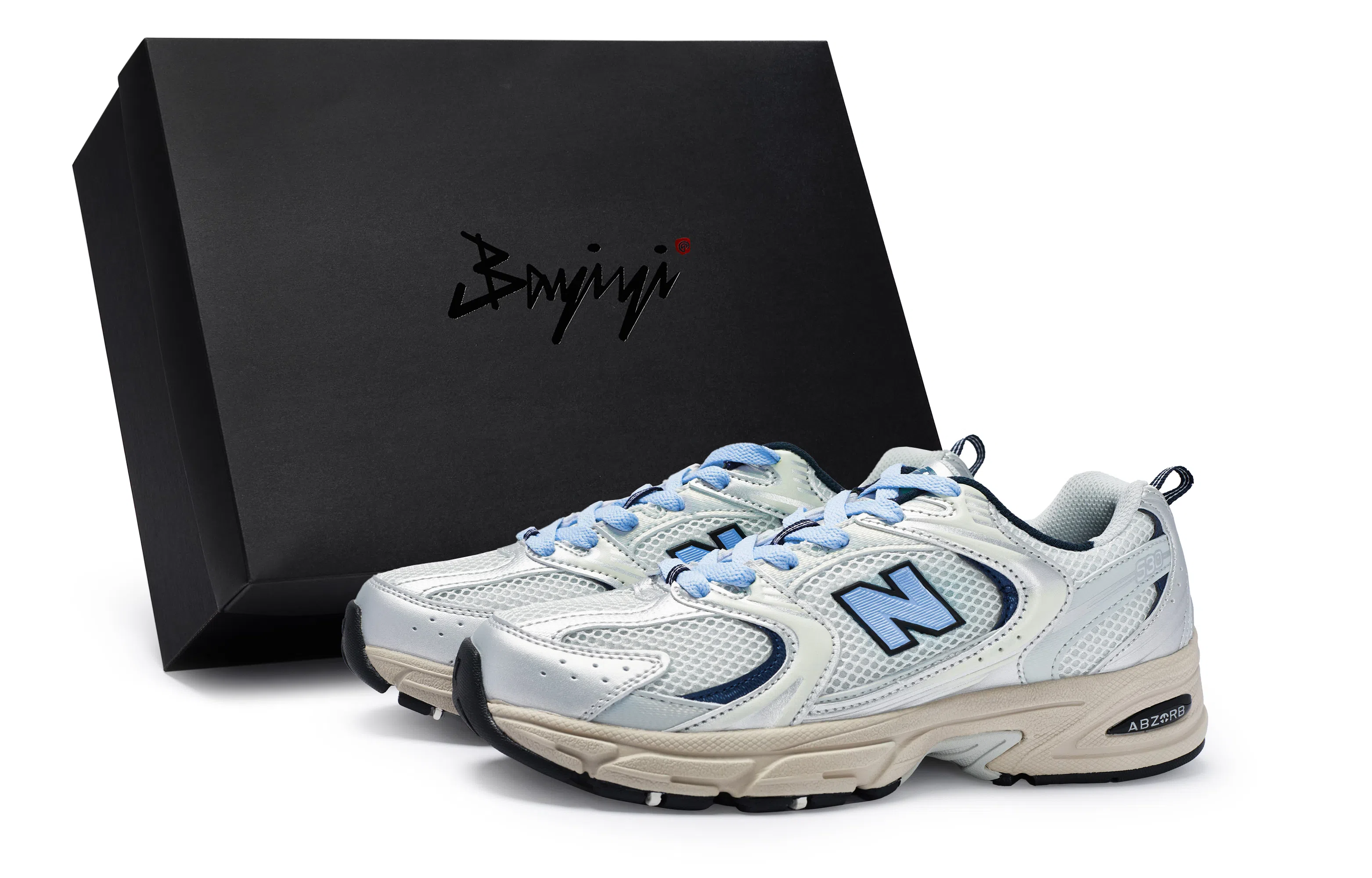 New Balance 530 Grey Silver Light Blue