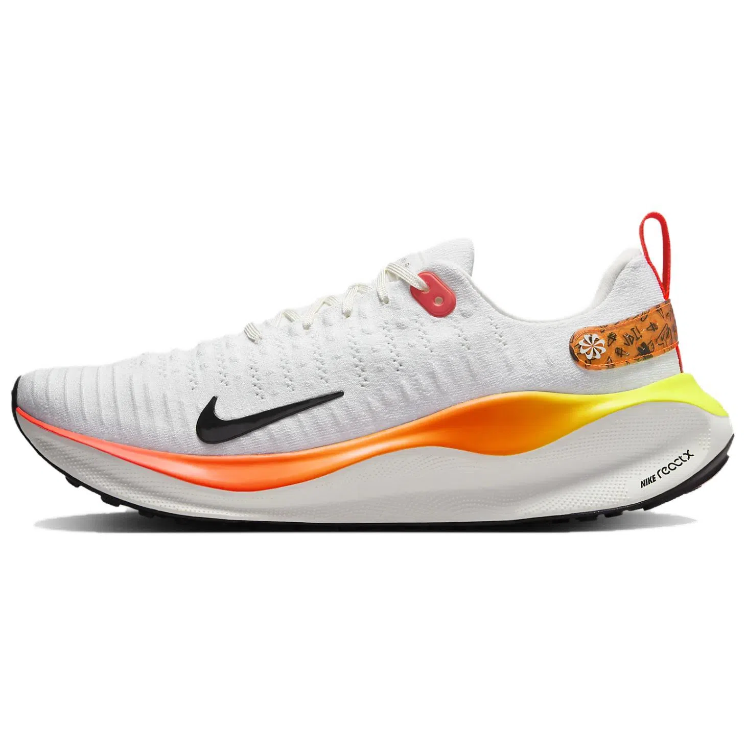 Nike React Infinity Run Flyknit 4 White Red Orange
