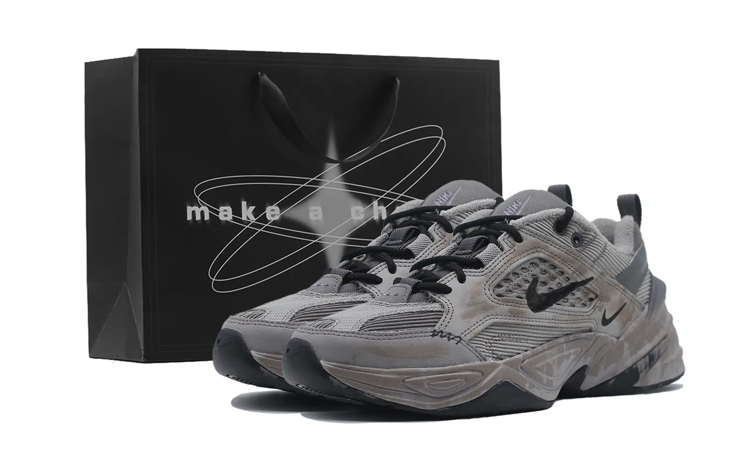 Nike M2K Tekno Black Brown